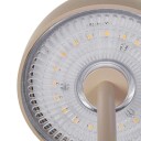 Lindby Arietty LED-bordlampe, batteri, sandbeige