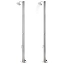 vidaXL Hagedusj 215 cm rustfritt stål