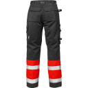 Fristads Byxa 2032 Plu, Klass 1 Varsel Röd/svart D92