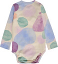 Hummel Body L/æ hmlAnny Whitecap Grey 74 Langermet Body Beige Flerfarget Lilla Rosa