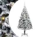  Kunstig juletre med 300 LED grønn 180 cm PVC og Stål og Plast