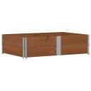 Plantekasse brun 150x100 cm heltre furu