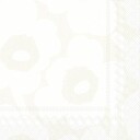 Marimekko servietter kaffe Unikko white grey