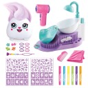Airbrush Plush Hair-iffic Frisørsalong Lekesett for Barn