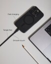Silicone cable USB C Lightning Black