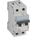 Legrand 5 stk TX³ MCB automatsikring C20 2P 2M 6/6kA