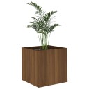 vidaXL Plantekasse brun eik 40x40x40 cm konstruert tre