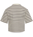 Sofie Schnoor T skjorte Rib Steel Grey 8 år 128 T skjorte Grå Hvit