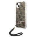 Guess Hardcase til iPhone 14 Plus 6,7" Brun med 4G Utskriftsstropp