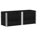  Hageplantekasse svart 150x50 cm heltre furu