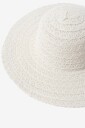 Ellos Collection   Brodert hatt   Hvit