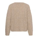 Soaked in Luxury Dame Strikkevarer Beige M,