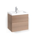 Macro Design Crown Plain/push-open Servantskap 2 Skuff - med Light Servant Eik / 60cm 45