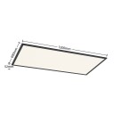 Lindby Nelios LED-taklampe, 4 000 K 120x60 cm