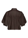 VIREALU 2/4 COLLAR SHIRT COFFE BEAN
