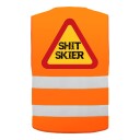 Refleksvest Shit Skier Neonoransje XX Large
