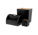 Scaleo Desk Set Black Set of 3