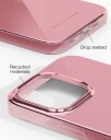 iDeal of Sweden Clear Case Iphone 14pm Mirror Rose Pink