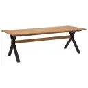 Brafab Mark spisebord 95x230 cm svart / teak