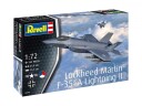 Revell Model Kit Lockheed Martin F35 A Lightning II 1:72 143pcs.