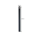 Lucande - Tavion LED Utendørslampe H230 Antracit