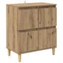  Skap 3 pcs Artisan Eik 60 x 35 x 70 cm Konstruert tre