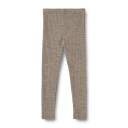 Wheat wool silk leggings Agi – khaki melange 110