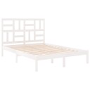 Sengeramme hvit heltre 140x200 cm