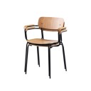 Fdb Møbler J183   Holmen Stable stol med armlener 4 stk J183A421200101