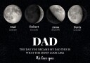 Our Moon Phases Custom Dad Plakat Plakat / 50x70cm