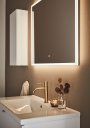Hafa Speil Store Square LED 120x70 cm