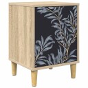 vidaXL Nattbordskap DOKKUM Sonoma eik 36 x 33 x 50 cm Konstruert tre