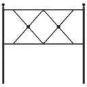 Sengegavl i metall svart 90 cm 8721012374140