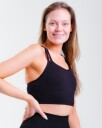 LEVITY Vamp Seamless Bra All Black L