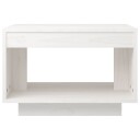  Salongbord hvit 50x50x33,5 cm heltre furu