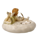 Goebel Magical Winter Forest engel med telys Letter to the holy child
