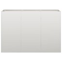 vidaXL Plantekasse 120x40x80 cm rustfritt stål