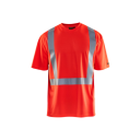 Blåkläder t skjorte varsel UV beskyttet   Rød highvis   XXL