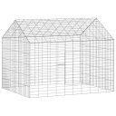 Vidaxl Kaninbur Sølv 100 X 78 X 78 cm Galvanisert Stål
