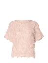 Selected Slfmyline Ss Boat Neck Top B   Pink   38