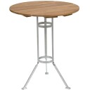 Grythyttan Stålmöbler Bryggeri trefotsbord Ø 60 cm teak Grythyttan Stålmöbler