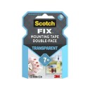 Scotch-Fix gjennomsiktig monteringstape 19mmx1,5m