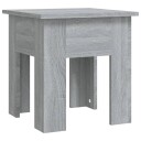 vidaXL Salongbord grå sonoma eik 40x40x42 cm konstruert tre