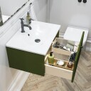 Dansani Inzo Classic Ramme Servantskap 1 Skuff Hvit Matt / 80cm