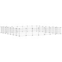 Vidaxl Dyrebur 28 Paneler Med Dør Svart 35X35 cm Stål