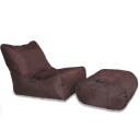 Ottoman Outdoor Ottoman Mud Cake Chocolate