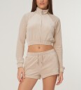 Juicy Couture Cardigan   Tasha   Velur   Brasiliansk Sand   Juicy Couture   Teen   Small   Cardigan   Beige