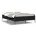  Sengeramme svart 120x200 cm konstruert tre og metall 8721102609923