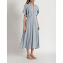 Alberta Ferretti Dame Kjoler Blå XS,