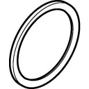 75 mm Klemring for skrutilkobling svart PEH Geberit